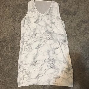August 1 Eight Marble Print Dress